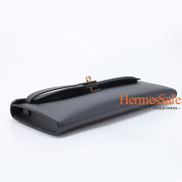 Hermès Kelly Cut Clutch Bag Blue Epsom Leather – ZAK BAGS