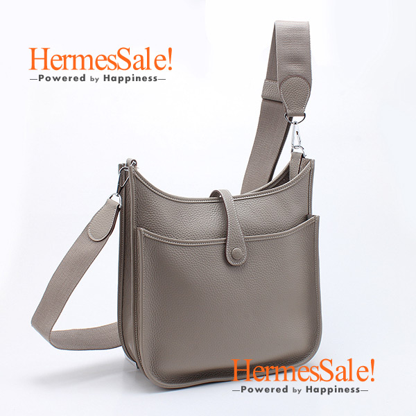 Hermes Clemence Evelyne III PM Etoupe Grey– TC