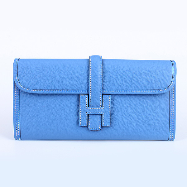 Hermes Jige Elan Clutch Epsom Leather