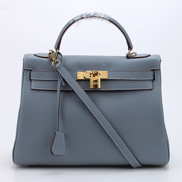 hermes kelly blue lin