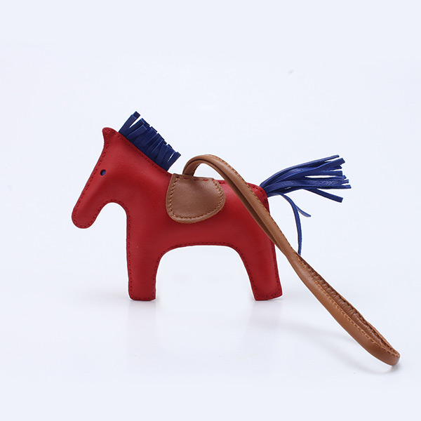 Hermes Rodeo Horse Charm Casaque Red PM - hermessale.ee