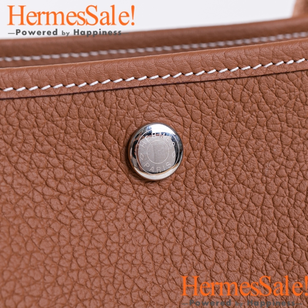 Hermes Garden Party Bag 36cm with Gold Original Country Leather 