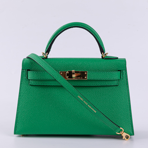 Hermes Chai GHW Epsom Mini Kelly II 20 cm