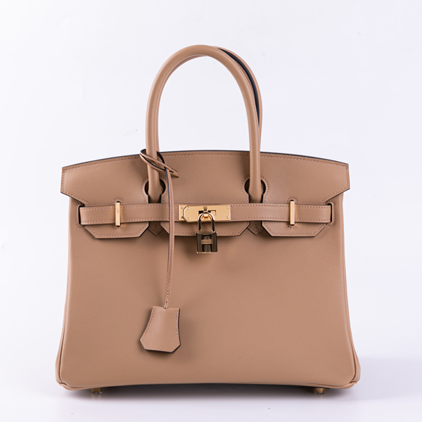 Hermes Birkin 30 Chai Bag with Original Swift and Gold Hardware 