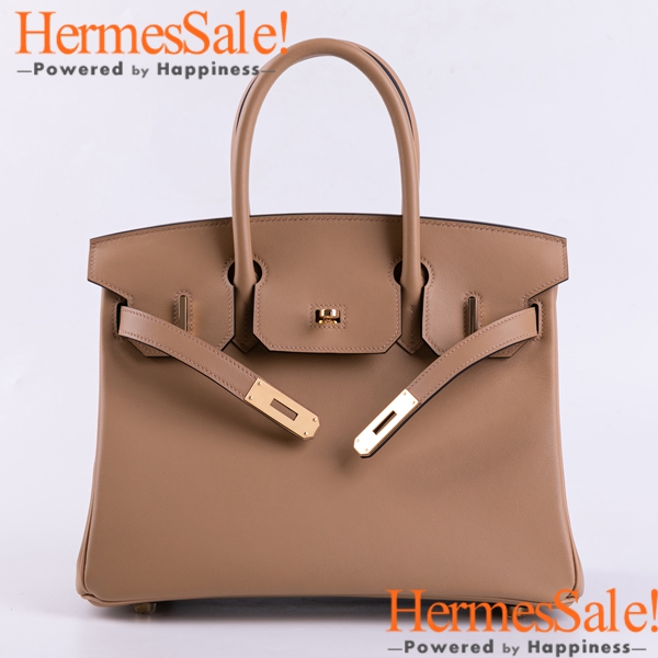 Hermes Birkin 30 Chai Bag with Original Swift and Gold Hardware